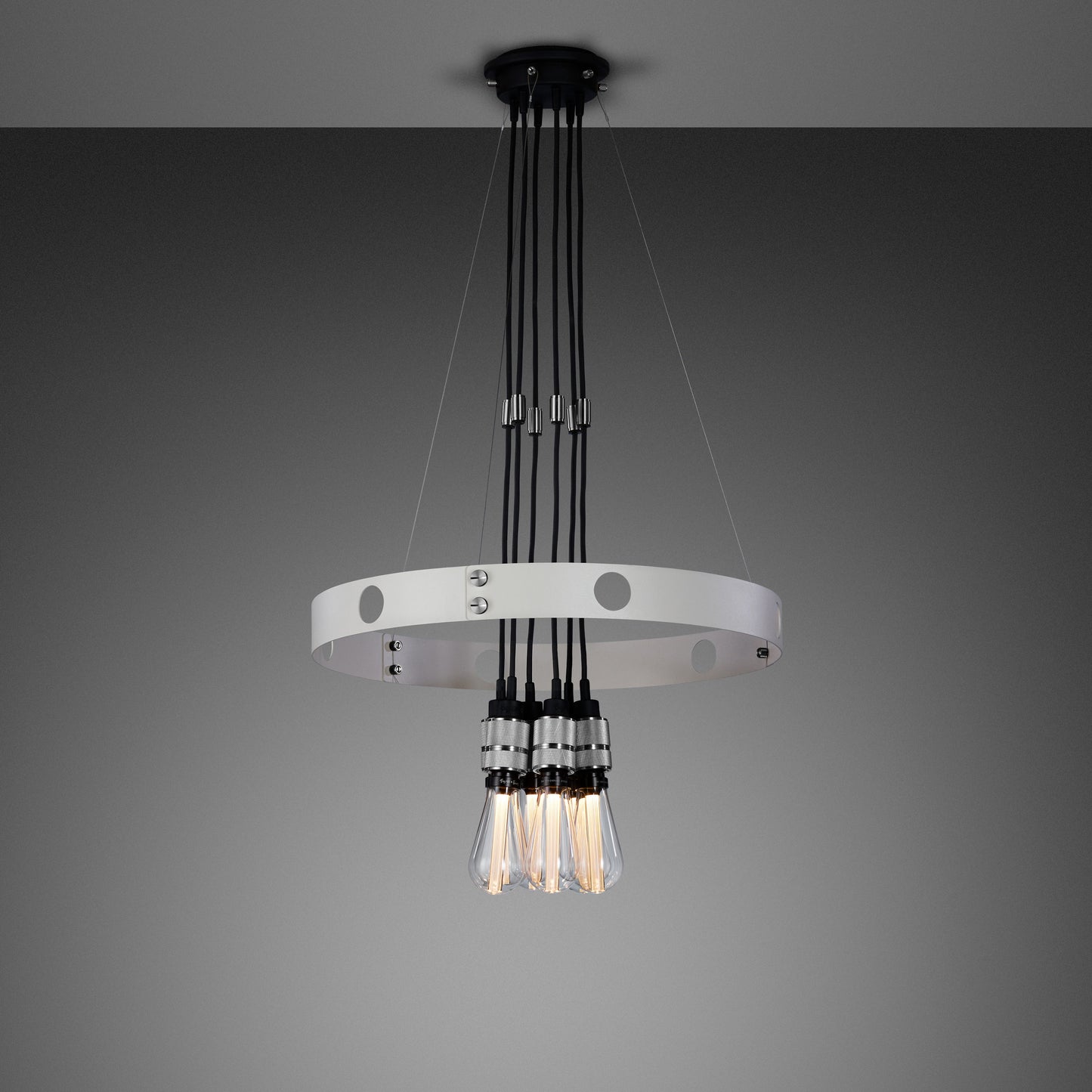 Steel Hero Light/ Stone Pendant Ceiling Light