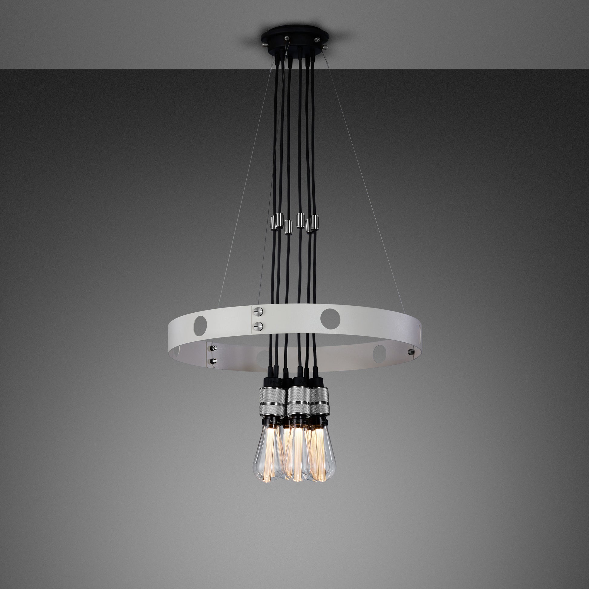 Steel Hero Light/ Stone Pendant Ceiling Light