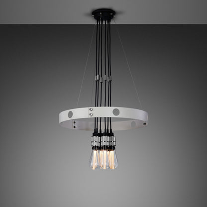 Steel Hero Light/ Stone Pendant Ceiling Light