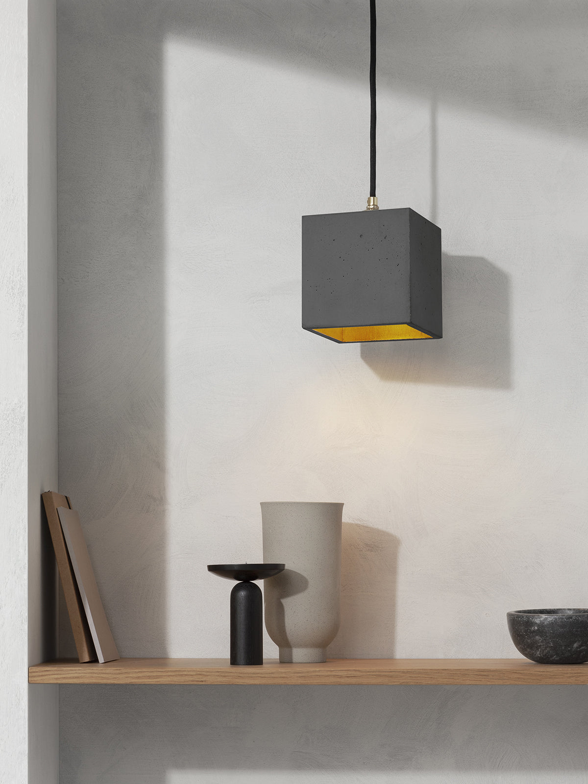 [B1] Dark Pendant Light Cubic still 8