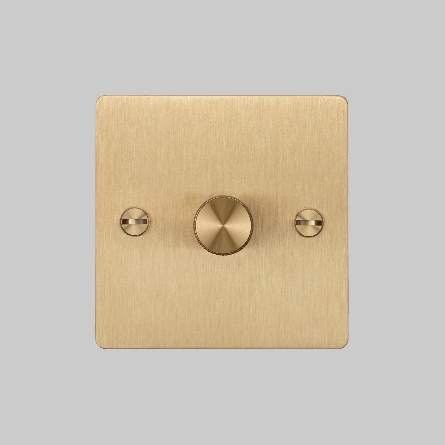 1G Dimmer/ 120W/ Brass front view 