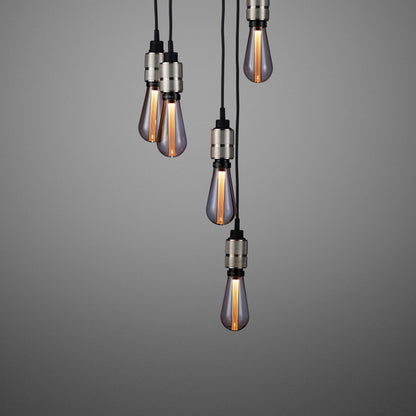 Steel Hooked 6.0 / Nude Pendant Celling light smoked bronze bulbs