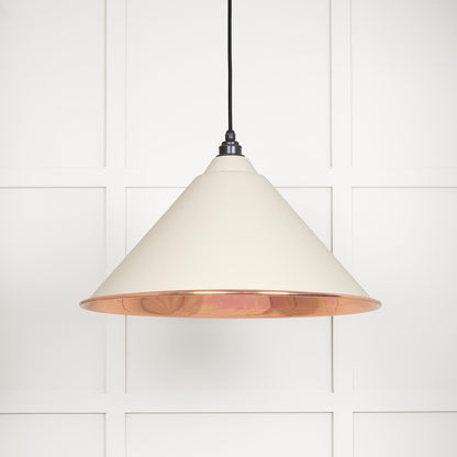 Smooth Copper Hockley Pendant Light  Teasel, Front Side.