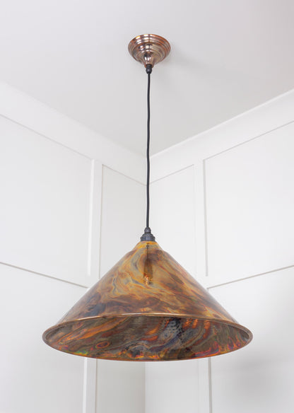 Burnished Hockley Pendant Light , Underside.