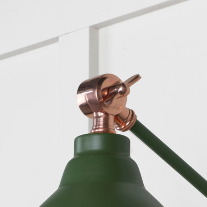 Smooth Copper Brindley Wall Light Heath, Detailed close up view of pendant.