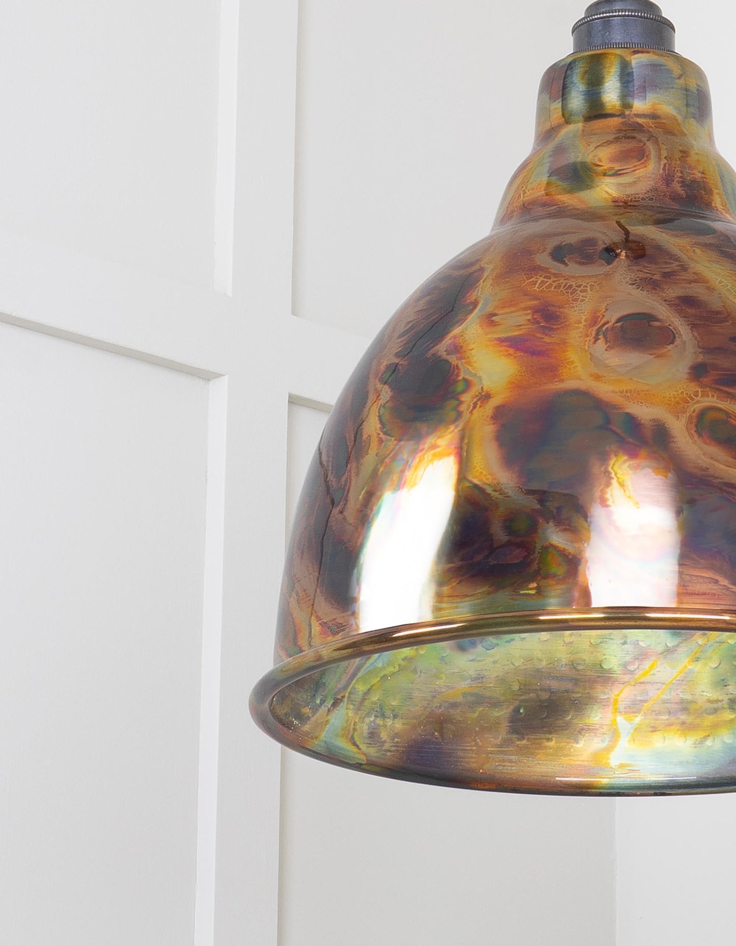 Burnished Brindley Cluster Pendant Light , Underside.