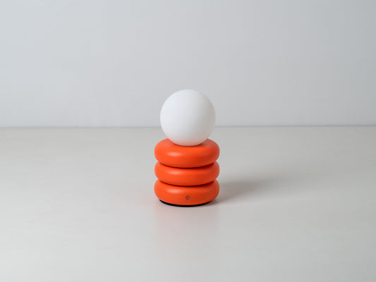 Peel Orange Rechargeable Table Lamp, product shot