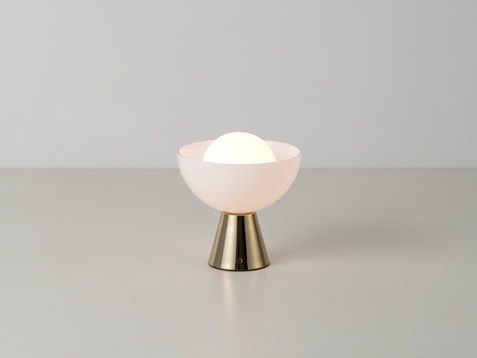 Brass Rechargeable Table Lamp, product shot