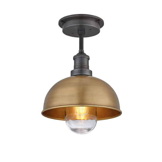 Brooklyn Outdoor & Bathroom Dome Flush Mount - 8 Inch , Product Shot