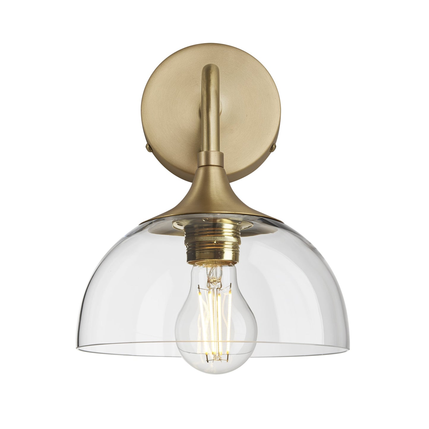 Chelsea Glass Dome Wall Light - 8 Inch , Product Shot