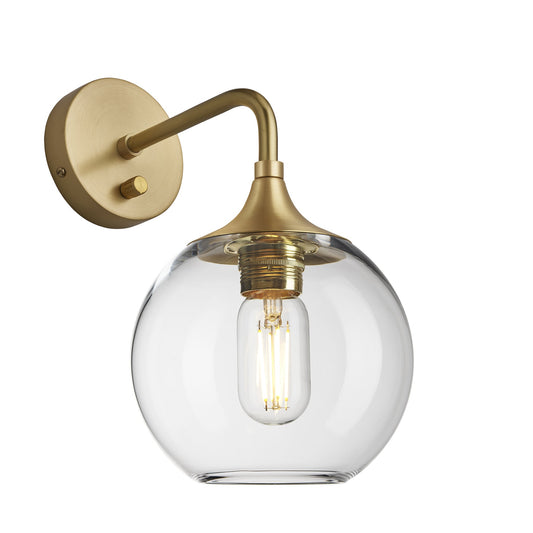 Chelsea Glass Globe Wall Light - 7 Inch , Product Shot