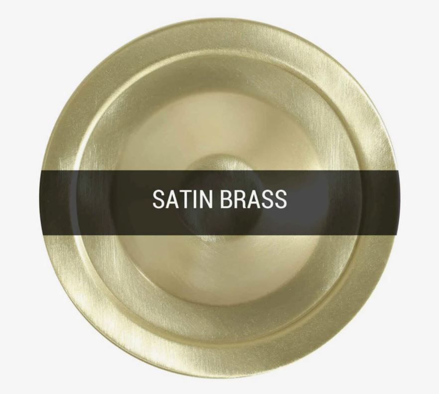 Satin brass