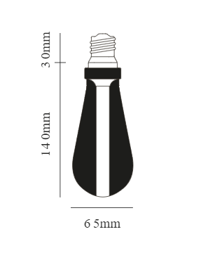 Buster Bulb Crystal Dimensions 