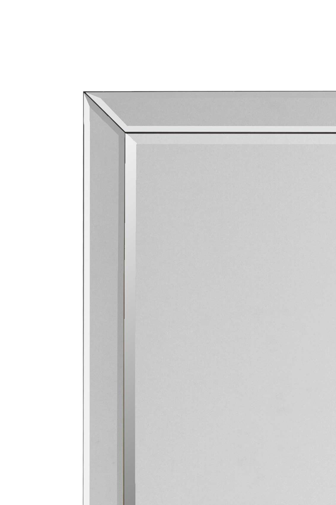 Sleek Angled Glass Full-Length Mirror - 178 x 76 CM-9