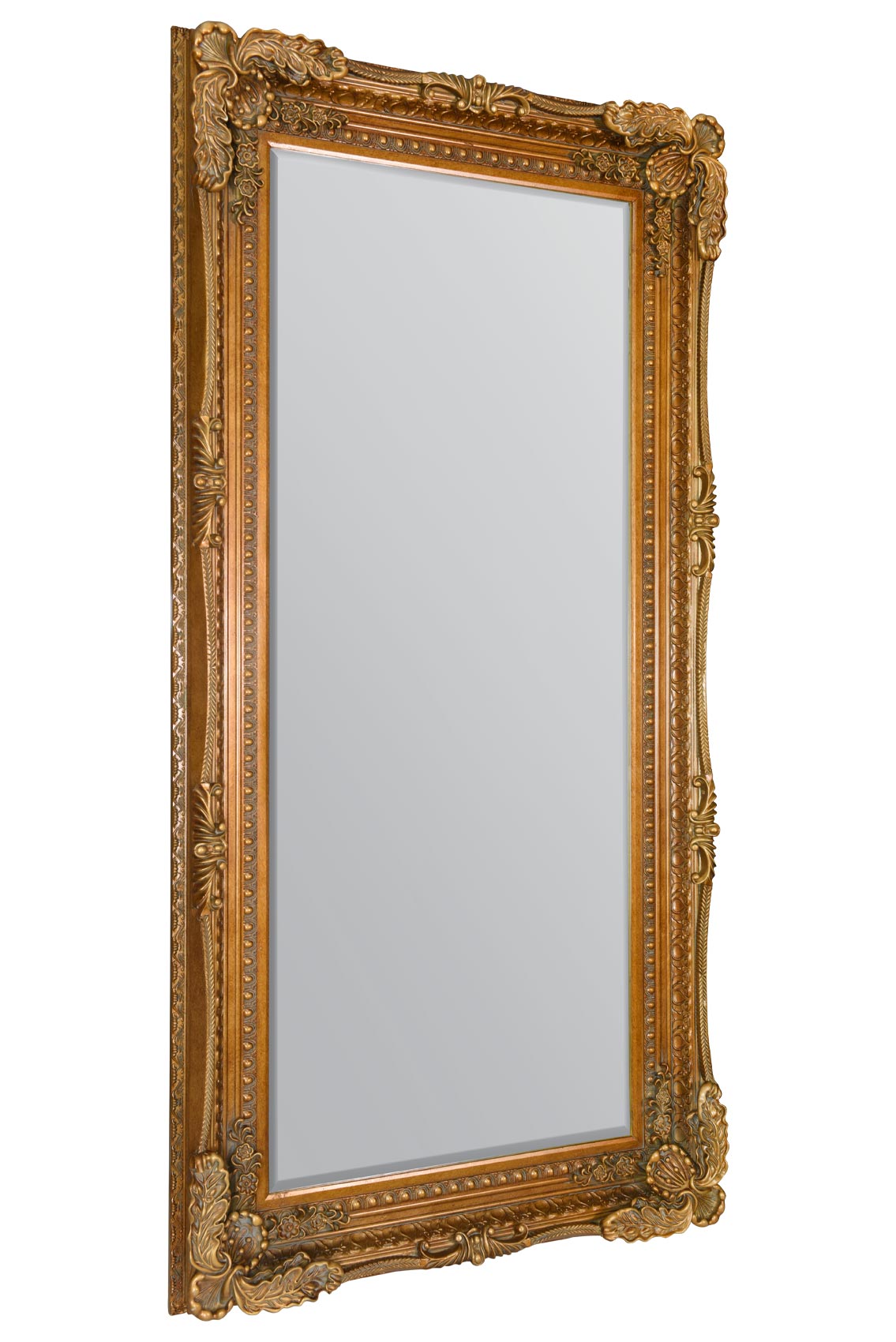 Ornate Gold Framed Wall Mirror 175 x 84 CM-5