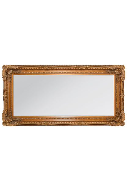 Ornate Gold Framed Wall Mirror 175 x 84 CM-7