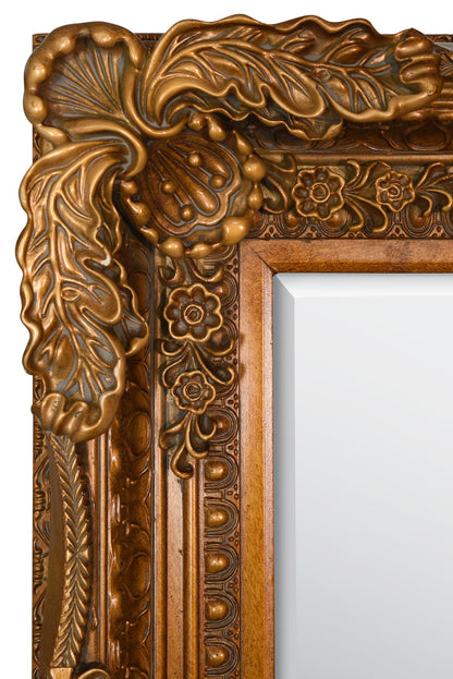 Ornate Gold Framed Wall Mirror 175 x 84 CM-11