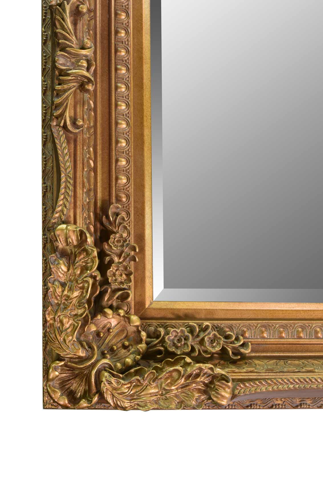 Ornate Gold Framed Wall Mirror 175 x 84 CM-8