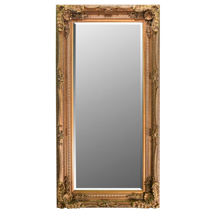 Ornate Gold Framed Wall Mirror 175 x 84 CM-10