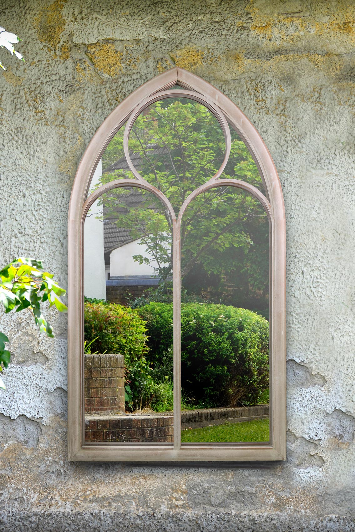 Somerley Chapel Garden Mirror - 112 x 61 CM Arch Design-5