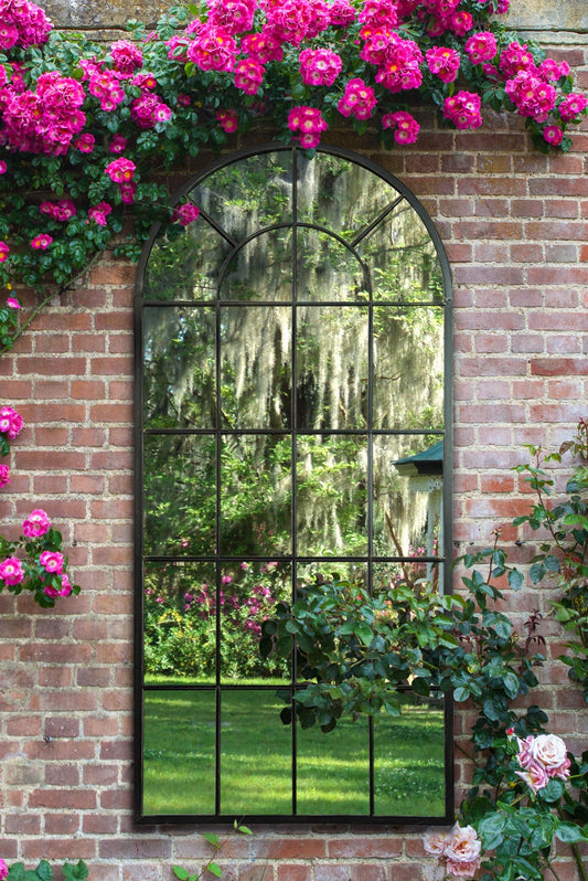 Somerley Rustic Arch Garden Mirror - 160 x 75 CM-1