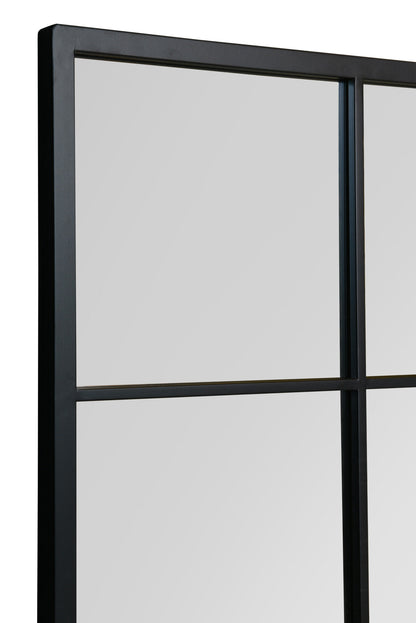 Genestra - Contemporary Black Wall Mirror with Garden Design 69" X 33" (174CM X 85CM)-5