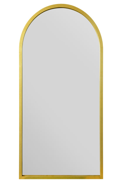 The Arcadia - Elegant Gold Arched Garden Wall Mirror 47" X 23.5" (120CM X 60CM)-2