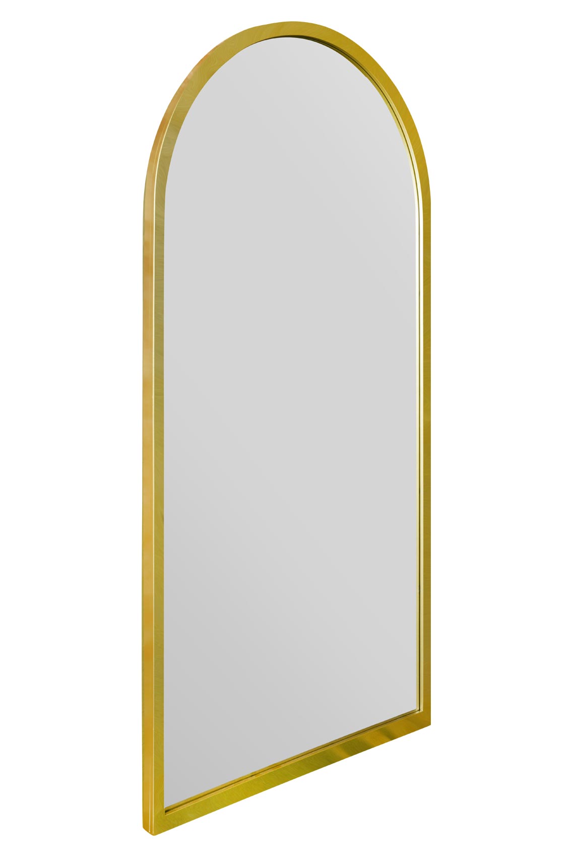 The Arcadia - Elegant Gold Arched Garden Wall Mirror 47" X 23.5" (120CM X 60CM)-3