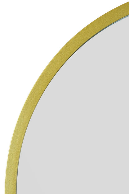 The Arcadia - Elegant Gold Arched Garden Wall Mirror 47" X 23.5" (120CM X 60CM)-4