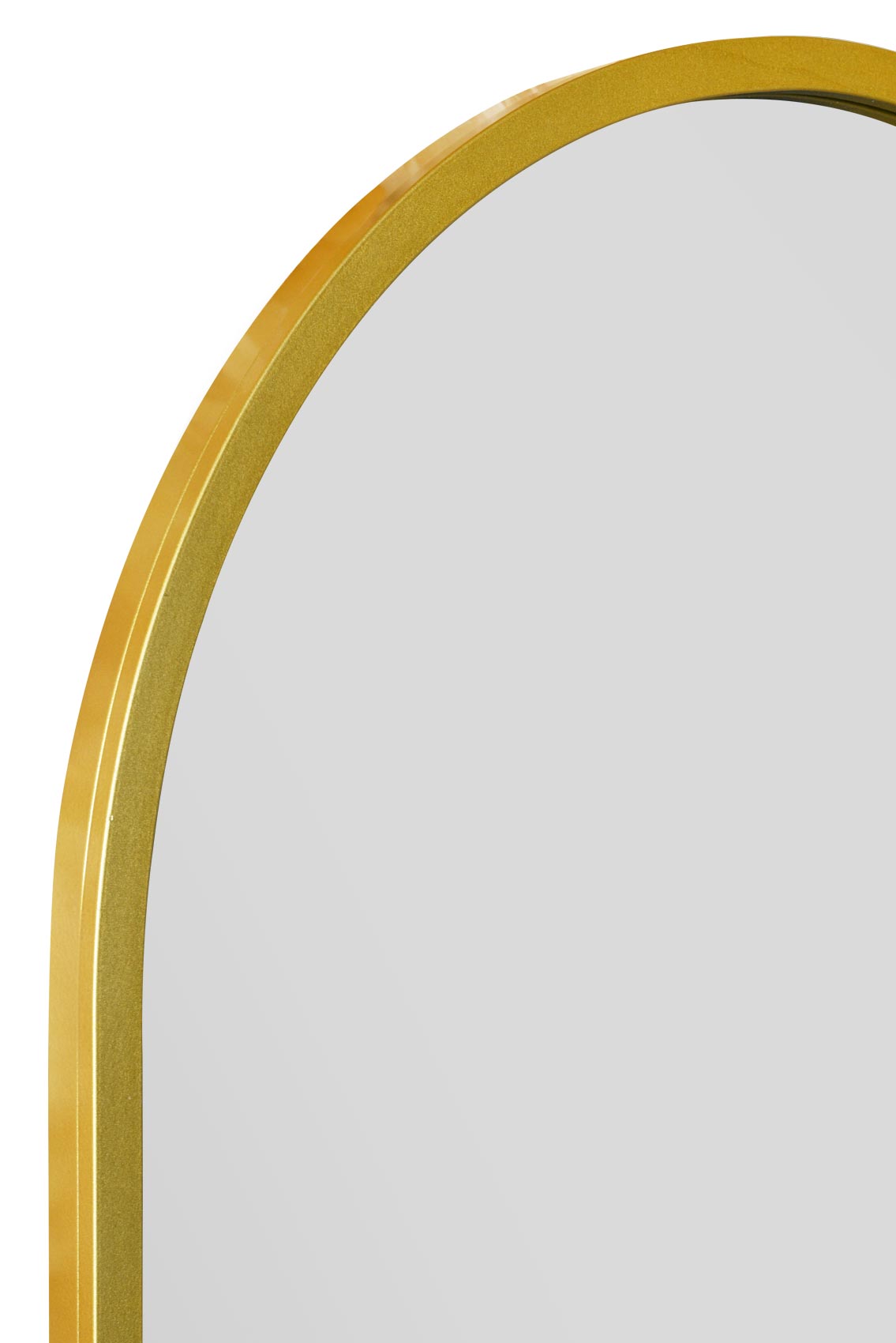 The Arcadia - Elegant Gold Arched Garden Wall Mirror 47" X 23.5" (120CM X 60CM)-5