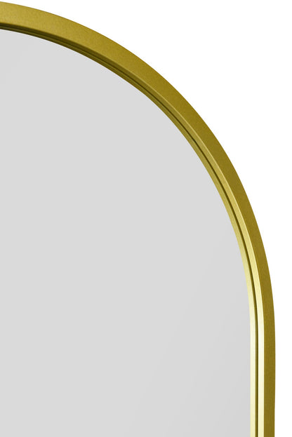 The Arcadia - Elegant Gold Arched Garden Wall Mirror 47" X 23.5" (120CM X 60CM)-6