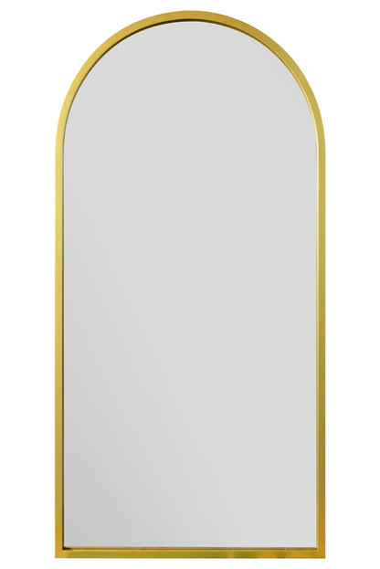 The Elegance - Gold Framed Arched Leaner/Wall Mirror 55" X 27.5" (140CM X 70CM)-2