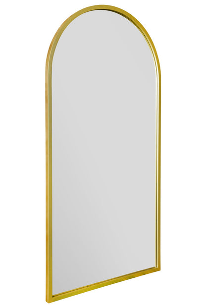 The Elegance - Gold Framed Arched Leaner/Wall Mirror 55" X 27.5" (140CM X 70CM)-4