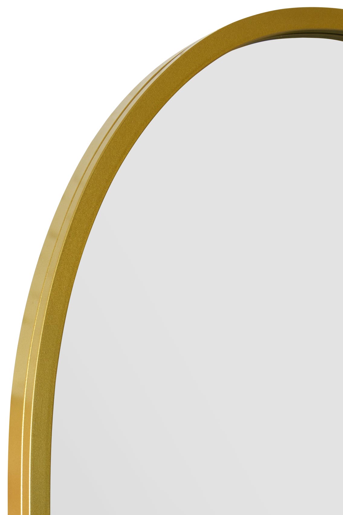 The Arcadia - Elegant Gold Arched Garden Wall Mirror 71" X 35" (180CM X 90CM)-5