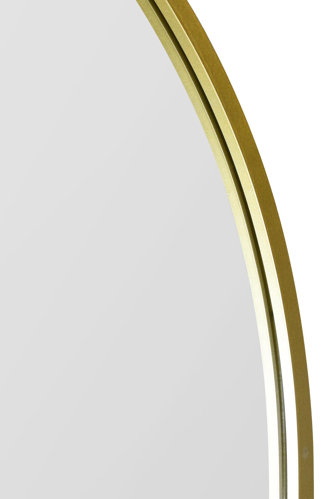 The Arcadia - Elegant Gold Arched Garden Wall Mirror 71" X 35" (180CM X 90CM)-6