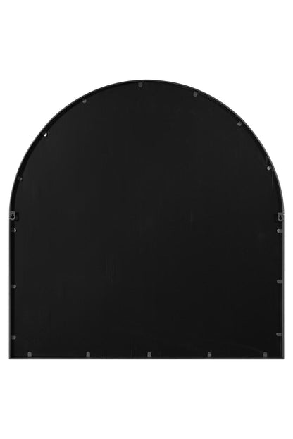 The Horizon - 39" X 39" (100CM X 100CM) Black Metal Arched Leaning Garden Mirror-12