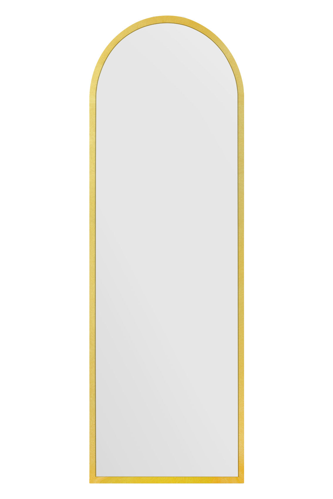 The Arcus - Elegant Gold Arched Garden Wall Mirror 63" x 21" (160CM x 53CM)-2