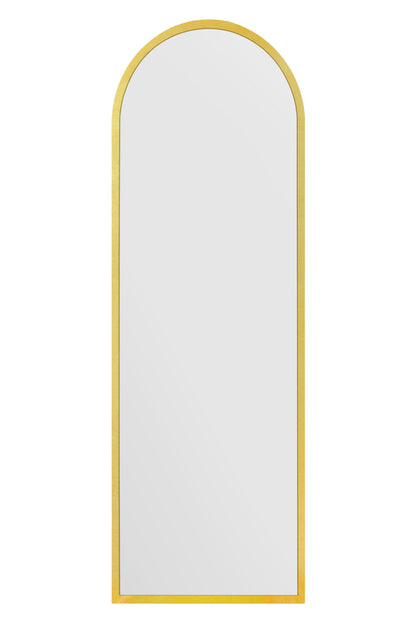 The Arcus - Elegant Gold Arched Garden Wall Mirror 63" x 21" (160CM x 53CM)-2