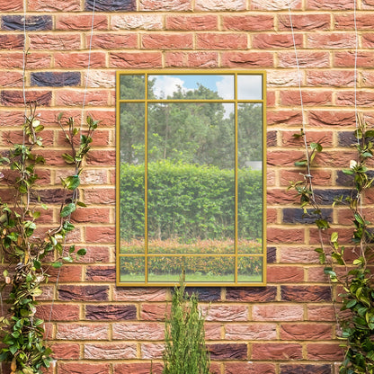 Genestra - Stylish Contemporary Garden Wall Mirror 39" x 27" (100x70CM)-5