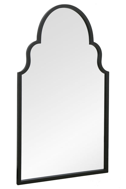 The Arched Elegance - Black Metal Framed  Wall Mirror 41"x 24" (104CM X 61CM)-3