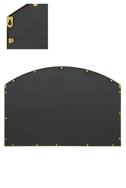 The Elegance - Gold Arched Wall Mirror for Gardens 43" X 29" (110CM X 75CM)-4