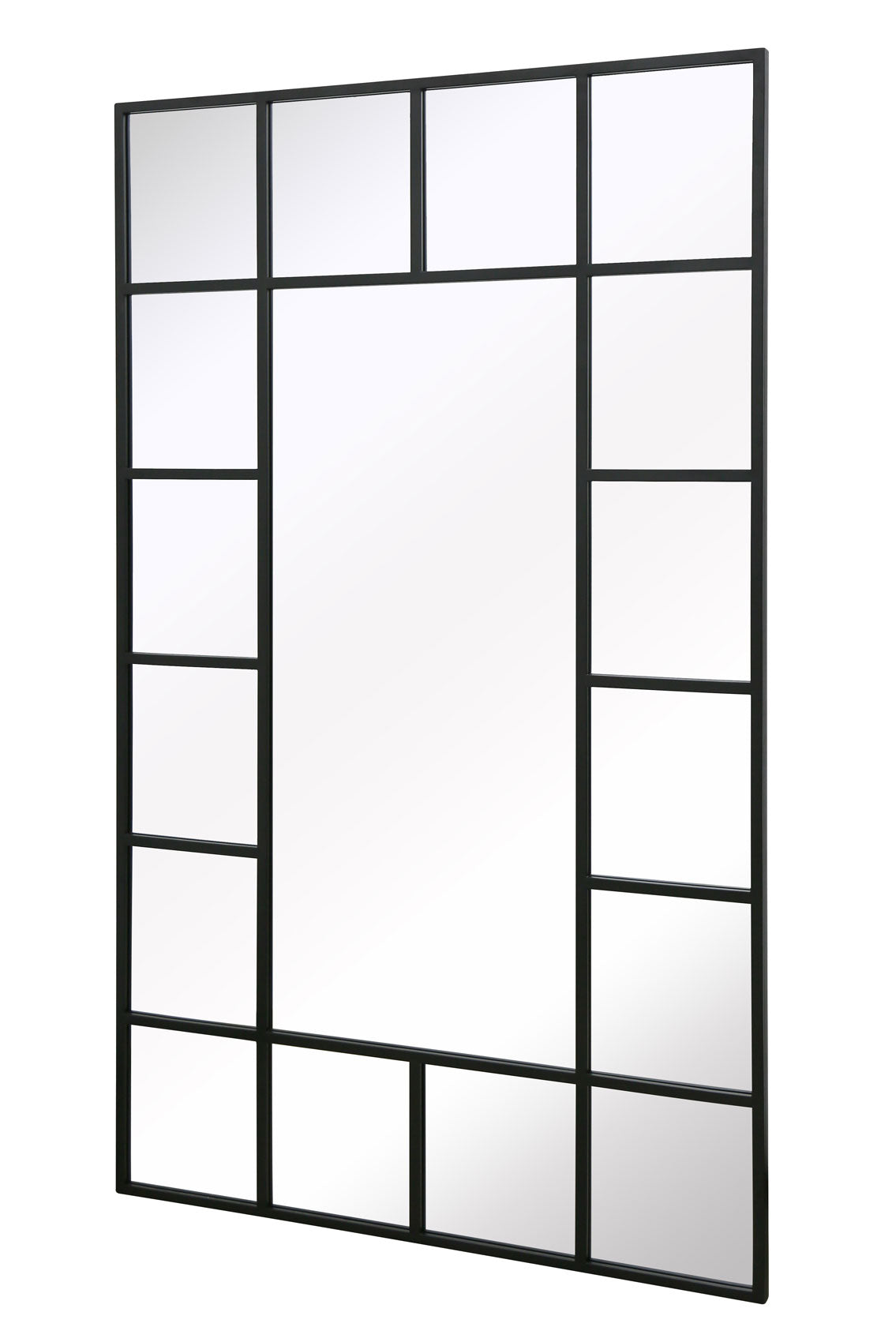 Genestra - Contemporary Black Garden Mirror for Wall & Leaning Use, 79"x 47" (200x120cm)-4