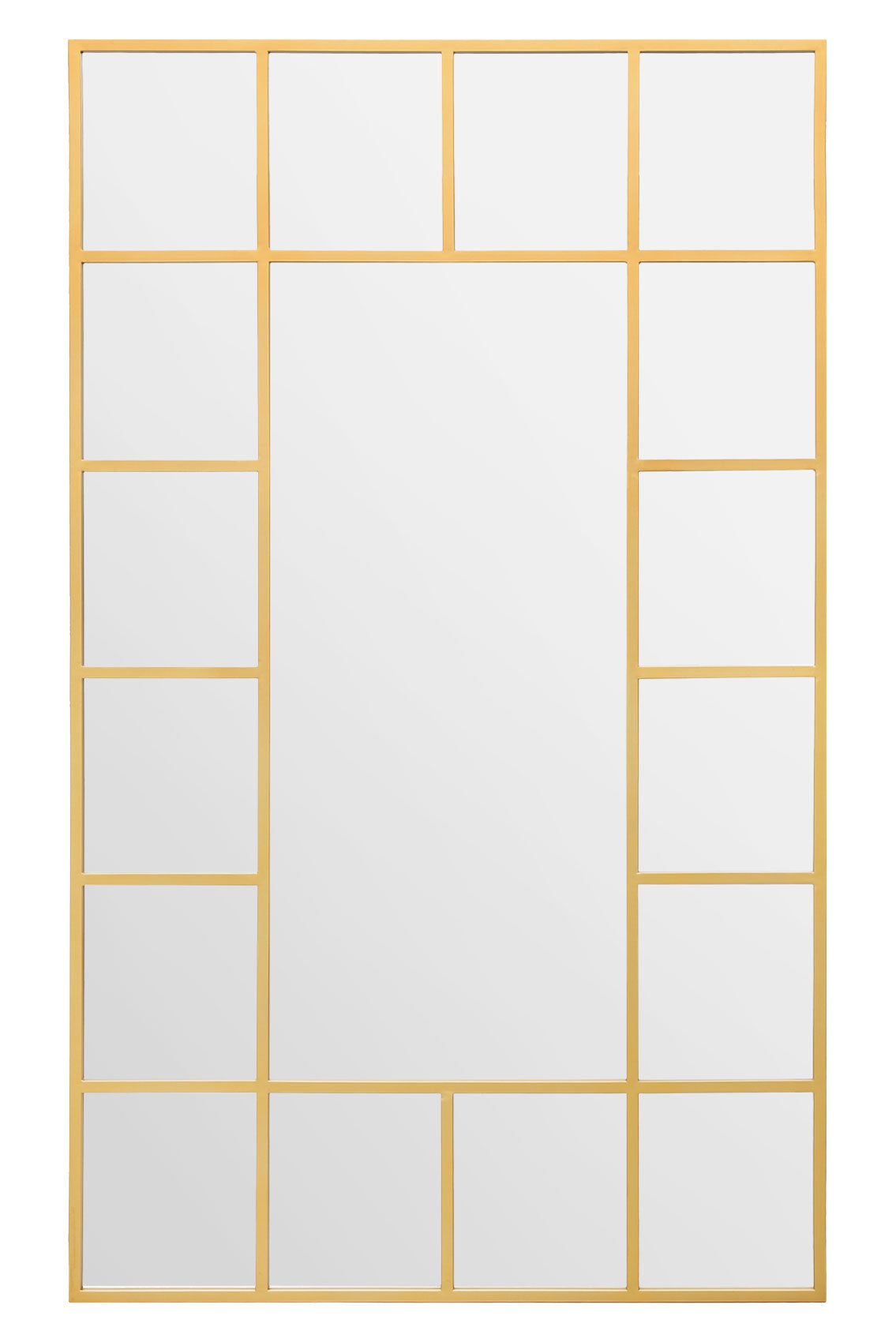 Genestra - Contemporary Gold Leaning Garden Mirror 79"x 47" (200x120cm)-2