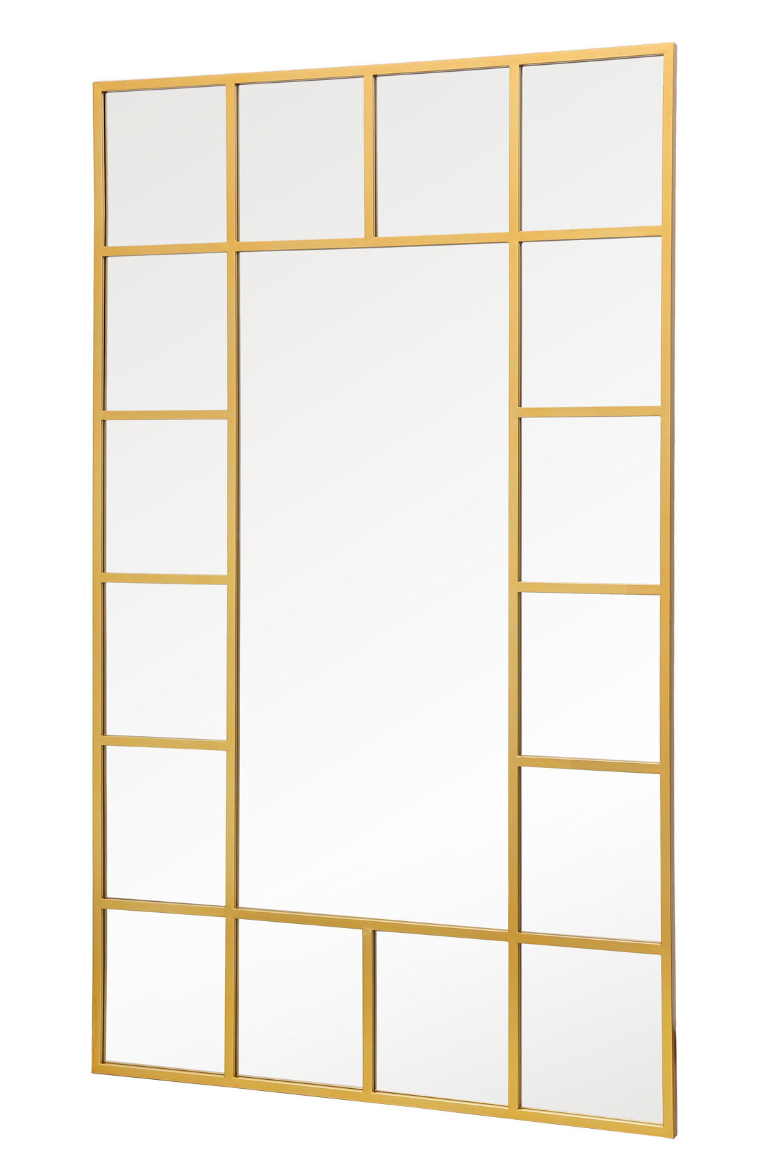 Genestra - Contemporary Gold Leaning Garden Mirror 79"x 47" (200x120cm)-4