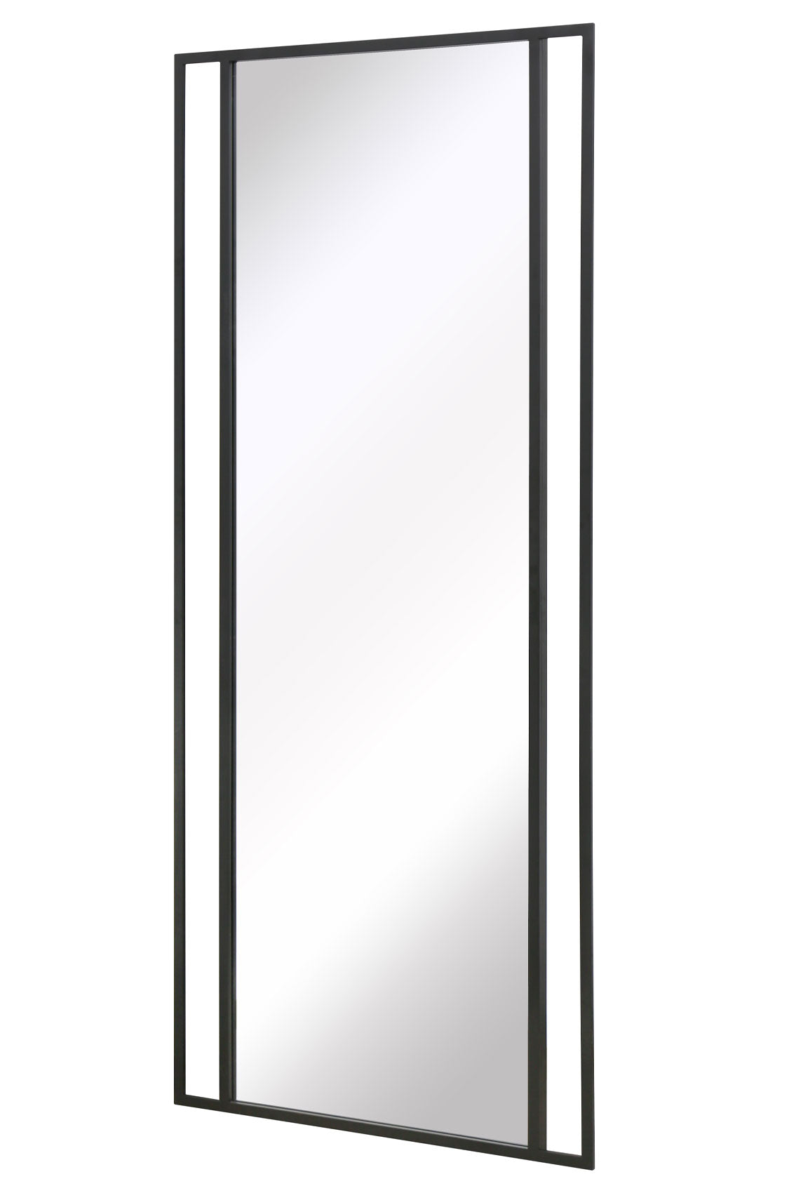 Genestra - Sleek Black 71"x 31" (180x80cm) Wall & Leaner Garden Mirror-4