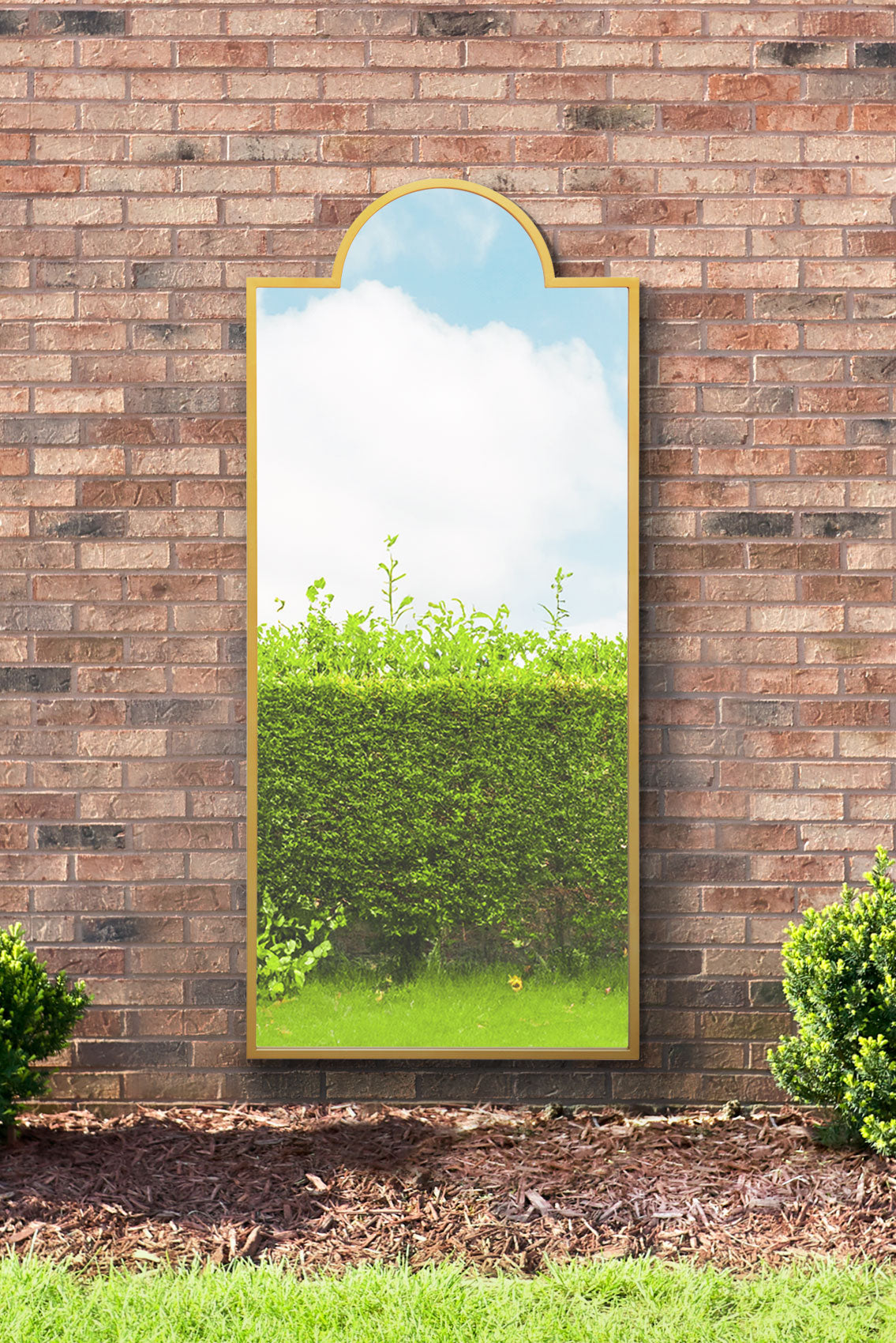 Genestra - Modern 67"x 29" (170x75cm) Garden Wall & Leaner Mirror-1