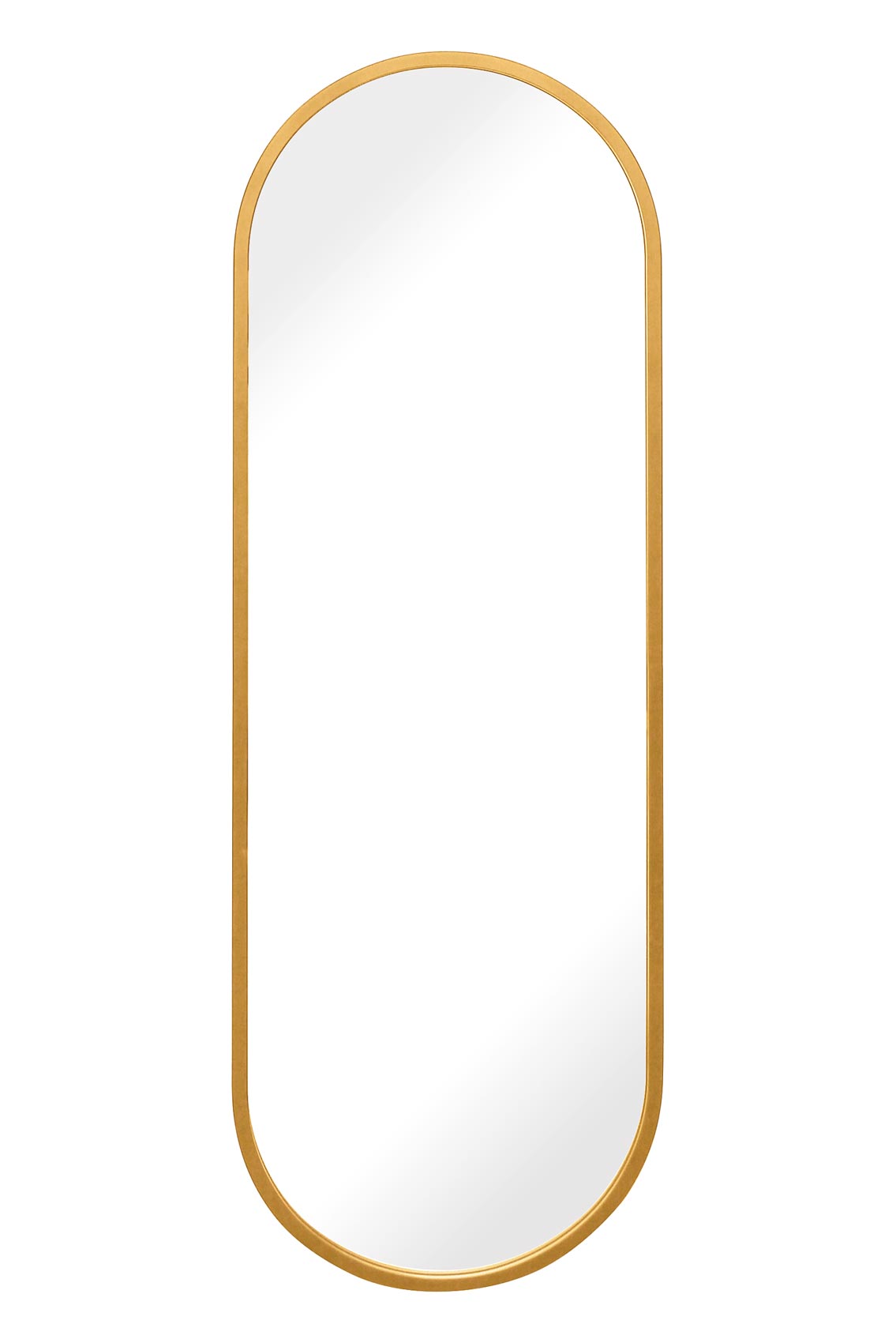 The Vultus - Elegant Gold Metal Double Arch Garden Mirror 63" X 22" (160CM X 55CM) Perfect for Indoor and Outdoor Use-2