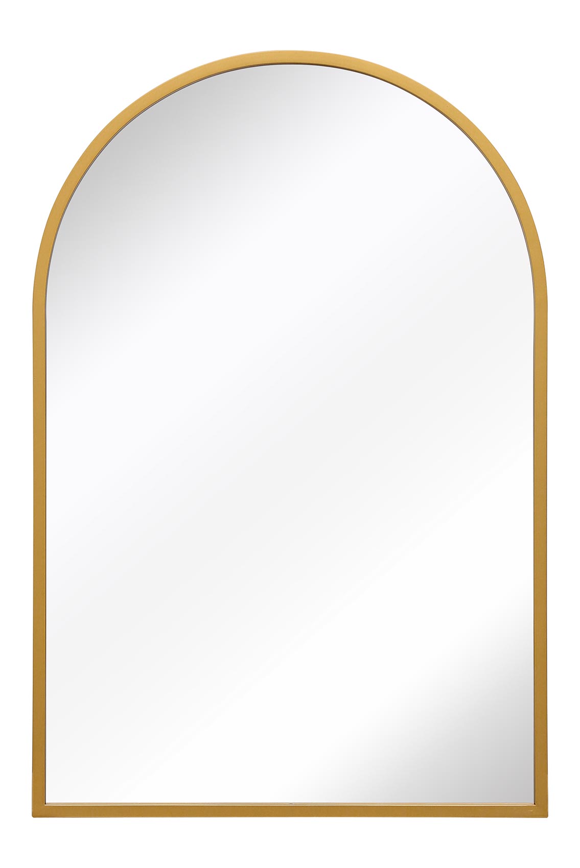 The Elegance - 47" X 31" (120CM X 80CM) Gold Framed Arched Mirror for Indoor and Outdoor Use-2