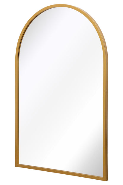 The Elegance - 47" X 31" (120CM X 80CM) Gold Framed Arched Mirror for Indoor and Outdoor Use-4