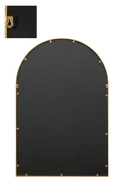 The Elegance - 47" X 31" (120CM X 80CM) Gold Framed Arched Mirror for Indoor and Outdoor Use-6